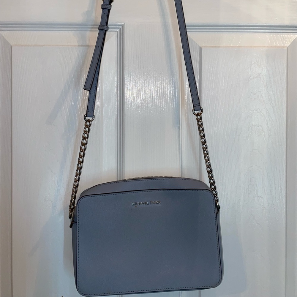 Blue micheal kors purse